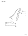 Dodge Window Crank Handles Diagram - MB784686