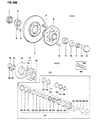 Dodge Ram 50 Axle Shaft Seal Diagram - MT141132