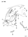 1995 Chrysler Cirrus Seat Belt Diagram - ML24RX9