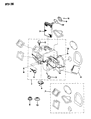 Dodge Monaco Heater Core Diagram - 36002426