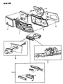 Dodge Shadow Tail Light Diagram - 4399495