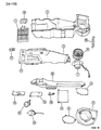 Dodge Caravan Blower Motor Resistor Diagram - 4462979