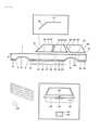 1994 Dodge Shadow Door Moldings Diagram - 4057555