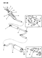 1990 Dodge Shadow Exhaust Pipe Diagram - 4427139