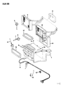 Jeep Heater Core Diagram - 56001321
