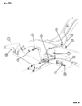 1996 Chrysler Cirrus Parking Brake Cable Diagram - 4616470