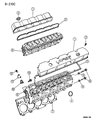 Dodge Viper Cylinder Head Bolts Diagram - 6034952