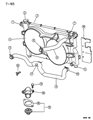 1996 Dodge Caravan Radiator Hose Diagram - 4682354