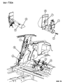 1994 Chrysler LeBaron Seat Belt Diagram - HU61PD5