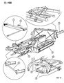 1993 Dodge Viper Rear Crossmember Diagram - 4797851