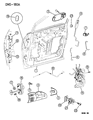 Dodge Caravan Door Latch Assembly Diagram - 4675631