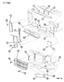 Dodge Ram Wagon Radiator Support Diagram - 55344957