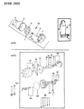 Chrysler Cirrus Distributor Rotor Diagram - MD611757