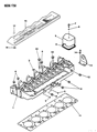 1992 Dodge D150 Cylinder Head Diagram - R5014749AB