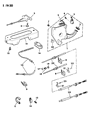 1988 Jeep Comanche Parking Brake Cable Diagram - 52000861