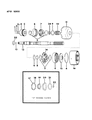 1988 Dodge Ramcharger Transfer Case Output Shaft Snap Ring Diagram - 6029675