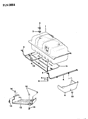 Jeep Comanche Fuel Tank Skid Plate Diagram - 52002810