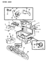 Chrysler LeBaron Weather Strip Diagram - 5255642