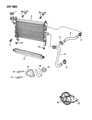 Dodge Rampage Engine Cooling Fan Diagram - 4318109