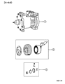 Dodge Ram 2500 A/C Compressor Diagram - R5036561AB