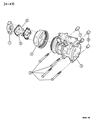Jeep Cherokee A/C Compressor Diagram - 55036412