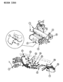 1993 Dodge D150 Battery Cable Diagram - 56006418