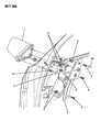 Dodge Dynasty Car Mirror Diagram - 4299775