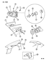 1999 Dodge Neon Headlight Diagram - V7101449AA