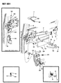 1994 Dodge Ram Wagon Door Handle Diagram - 3731384