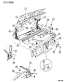 Jeep Grand Cherokee Hood Hinge Diagram - 55075961
