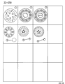1996 Chrysler Cirrus Wheel Cover Diagram - 4764089
