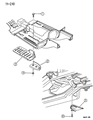 1994 Jeep Grand Cherokee Exhaust Heat Shield Diagram - 55296097