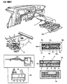 Dodge Lancer Blower Control Switches Diagram - 3849139
