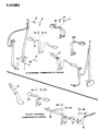 Jeep Wagoneer Seat Belt Diagram - 55020462