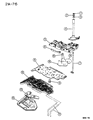 Chrysler LeBaron Automatic Transmission Filter Diagram - 4269649
