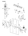 Jeep J20 Crankshaft Thrust Washer Set Diagram - J8133683