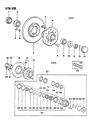 Dodge Ram 50 Brake Disc Diagram - MB407039