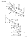 Chrysler Sebring Windshield Washer Nozzle Diagram - MB882698
