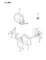 Jeep Comanche Mirror Cover Diagram - 55008031