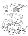 Chrysler Blend Door Actuator Diagram - 4644768