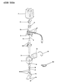 Chrysler Laser Distributor Rotor Diagram - 3874401