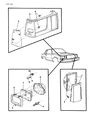 Dodge Aries Side Marker Light Diagram - 4174109