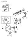 Dodge Shadow Brake Caliper Diagram - R5273007