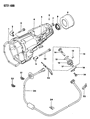 Chrysler Conquest Speedometer Cable Diagram - MB415430