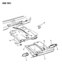 1990 Dodge D150 Ashtray Diagram - 4162629