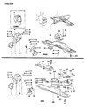 Chrysler Conquest Engine Mount Diagram - MB309651