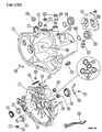Chrysler Cirrus Bellhousing Diagram - 4874130