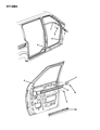 Dodge Caravan Window Run Diagram - 4475299