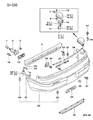 Dodge Stealth Bumper Diagram - MB831879