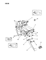 Chrysler New Yorker Brake Light Switch Diagram - 4373147